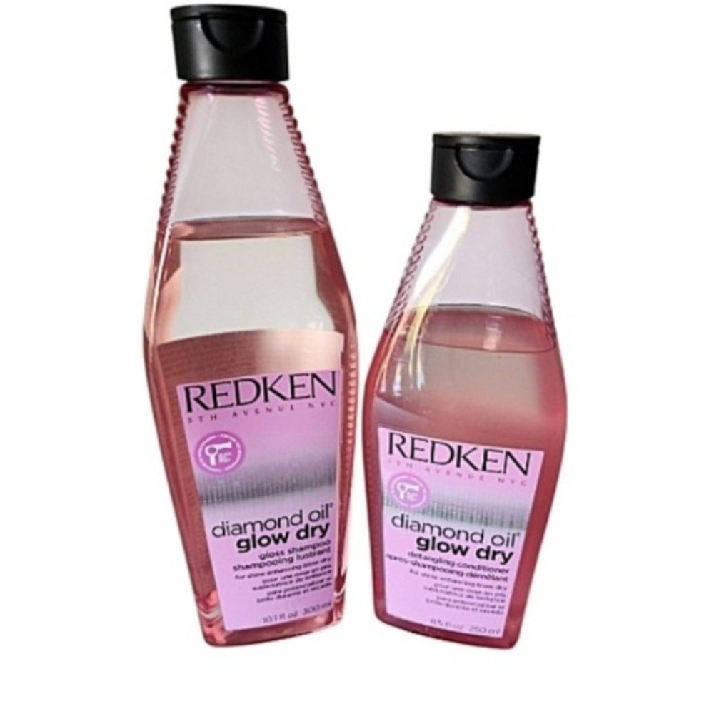 New! Redken Diamond Oil Glow Dry Shampoo & Conditioner Size 10.1 & 8.5 oz
